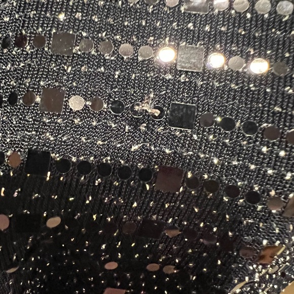 Enfocus Studio evening dress size 12, worn once,EUC, shimmery sequins with split - Picture 9 of 14